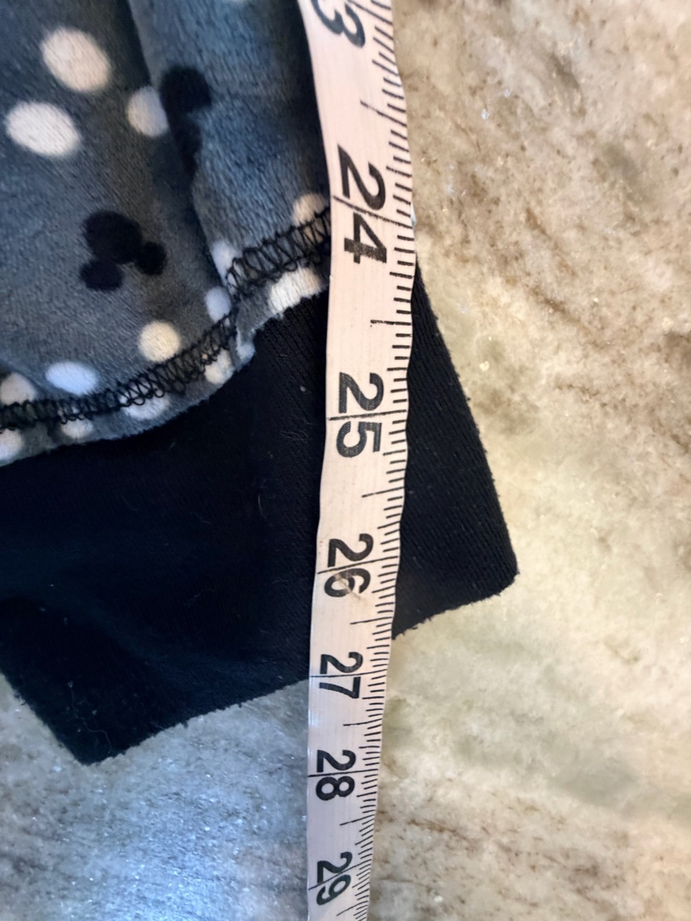 Disney Mickey Mouse Fair Isle Fleece Pajama Pants Gray L - Picture 7 of 8